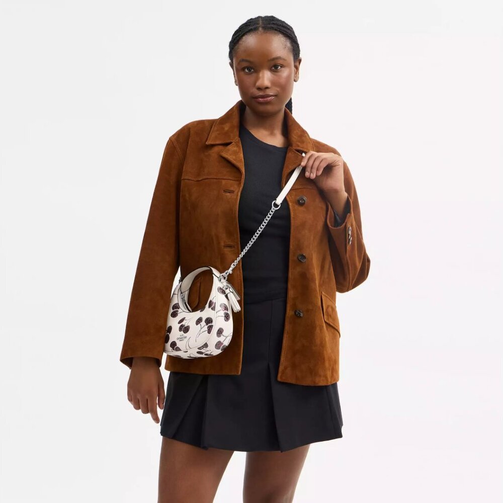 🍒Coach Carmen Mini Crossbody Bag With Cherry Print - Picture 4 of 12